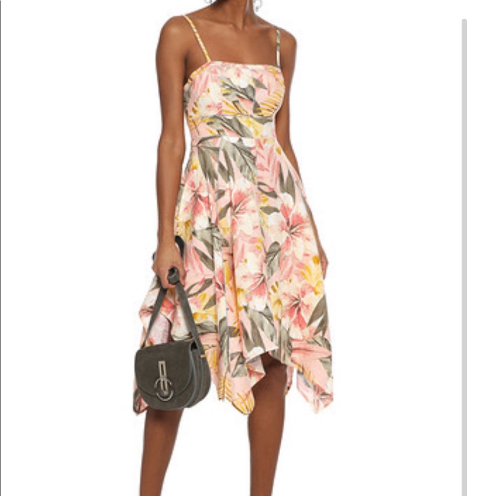 Joie linen floral dress sz 2 - used 1x